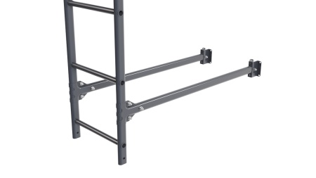 Фасадная лестница Borge, нижняя секция, L=2700 мм RAL 7024