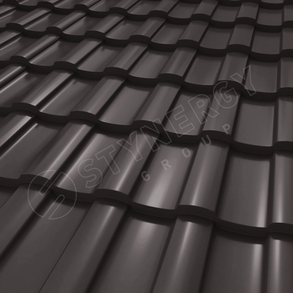 Металлочерепица Stynergy, Stella 0.5 мм, Corundum Matt, RR 32