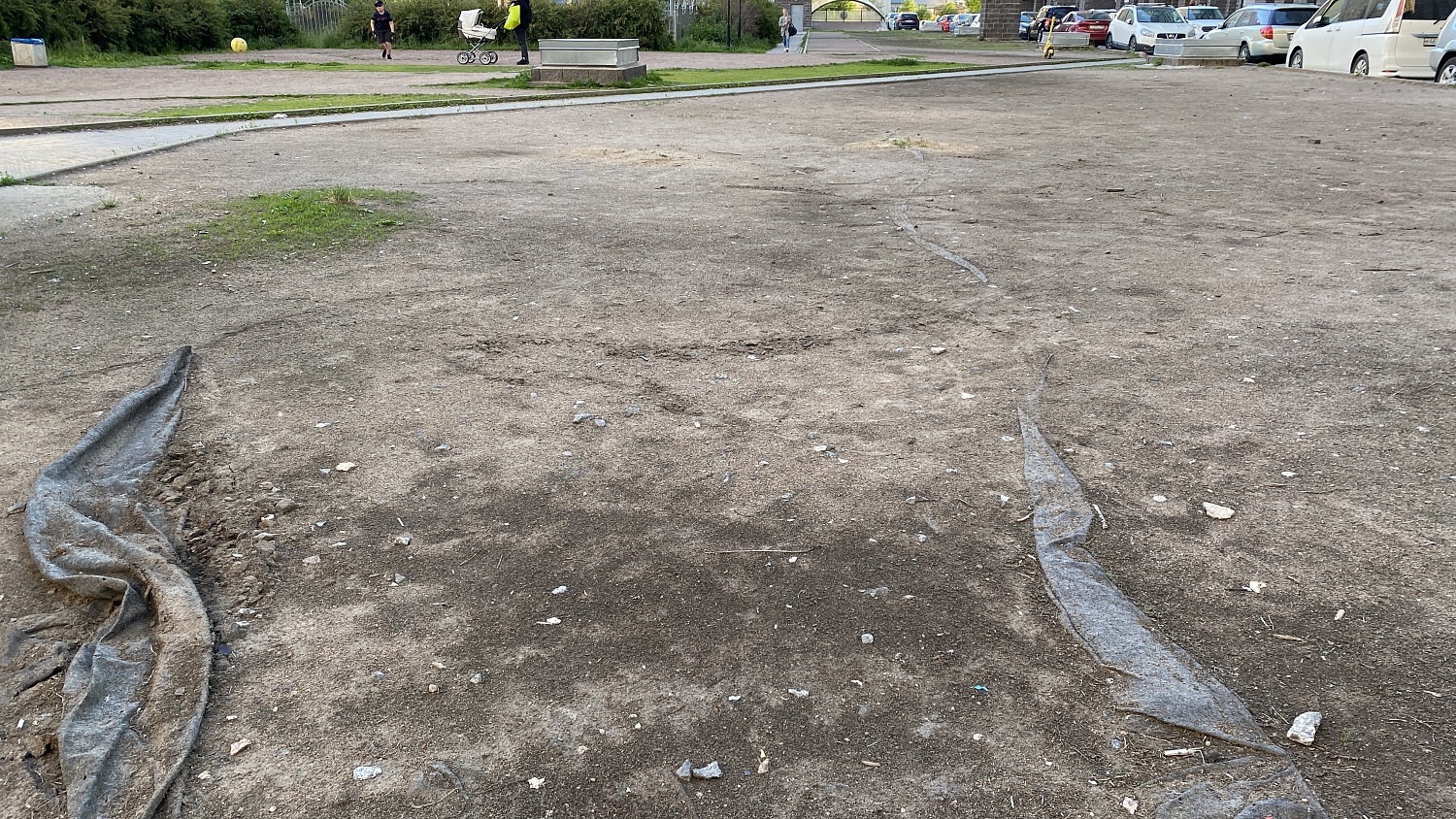 Зеленая кровля, стилобат как делать НЕ надо