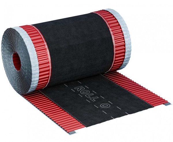 Вентиляционная коньковая лента Eurovent ROLL O 310 мм, цвет: вишня