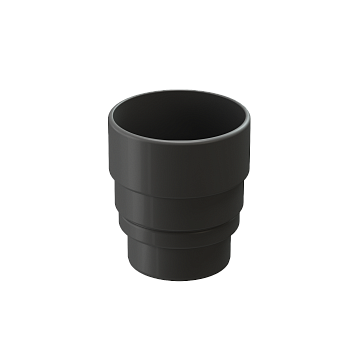 Муфта трубы соединительная, Docke Lux, Ø100 мм, цвет: графит