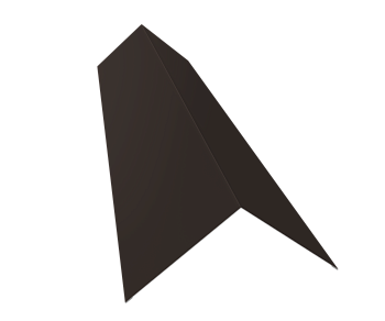 GL Планка конька плоского, 145х145 мм 0.45 мм, Drap-double TX, RR 32, L=2000 мм