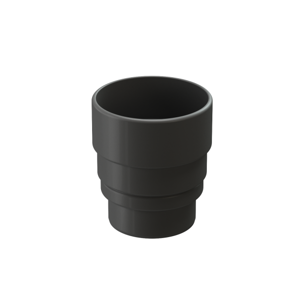 Муфта трубы соединительная, Docke Lux, Ø100 мм, цвет: графит