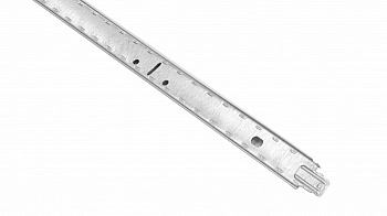 Подвесная система Т-24 Euro, Т-профиль поперечная рейка, L=1200 мм цвет: белый