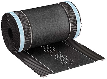 Аэроэлемент конька-хребта Eurovent ROLL GEO, 310х5000 мм, RAL 8019