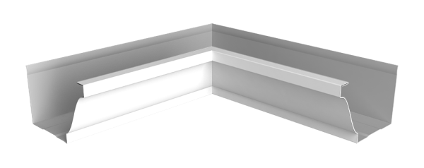 Угол желоба внутренний 90° Vortex Lite, Ø 130 мм, RAL 9003
