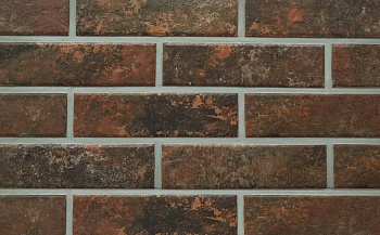 Фасадная плитка под кирпич, Paradyz, 245х66 мм, 7 мм, гладкий, Arteon Rosso
