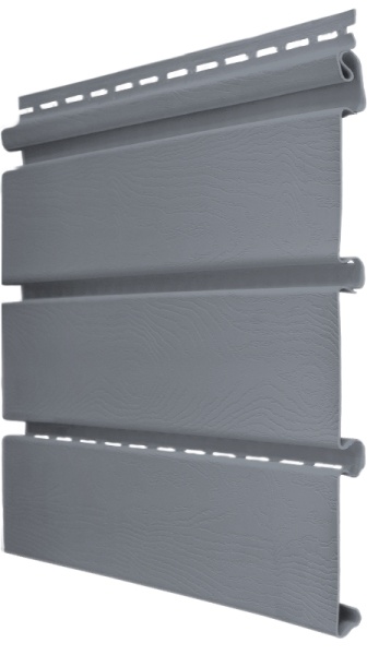 Софит пвх Estetic Grand Line, cо скрытой перфорацией, L=3000 мм серия Classic, цвет: графит