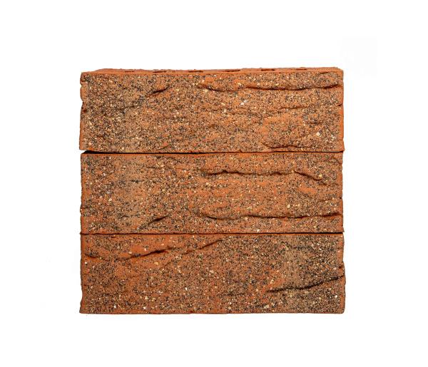 Кирпич облицовочный клинкерный Faber Jar, 0.5НФ пустотелый, цвет: красный, Чудской, М300, 250х60х65 мм