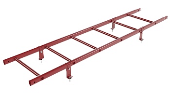 Лестница кровельная Borge, универсальная, L=1800 мм RAL 3011