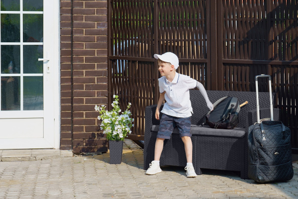 Диван двухместный Arizona, из искуственного ротанга цвет: антрацит