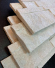 Кварцит, 3D панель из камня, 350х180 мм, Modern White Quartz