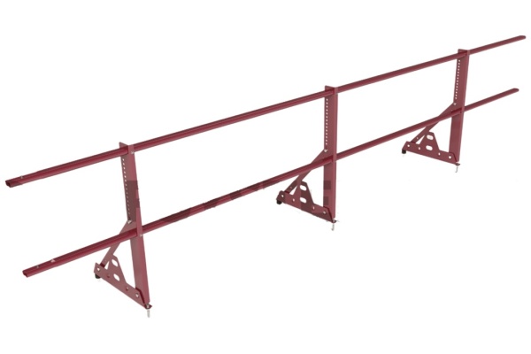 Ограждение кровельное, универсальное Promo Next, H=600 мм RAL 3009, L=3000 мм