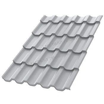 Металлочерепица МП, Трамонтана ML 0.5 мм, NormanMP, RAL 7004