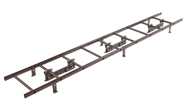 Лестница кровельная Borge, для фальцевой кровли, L=2700 мм RAL 8017