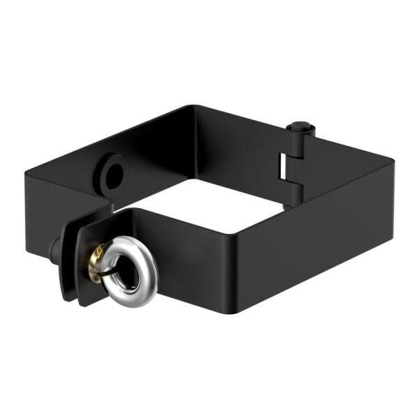 Хомут трубы квадратный, Galeco STAL 2 125/80 х 80 мм, RAL 9005