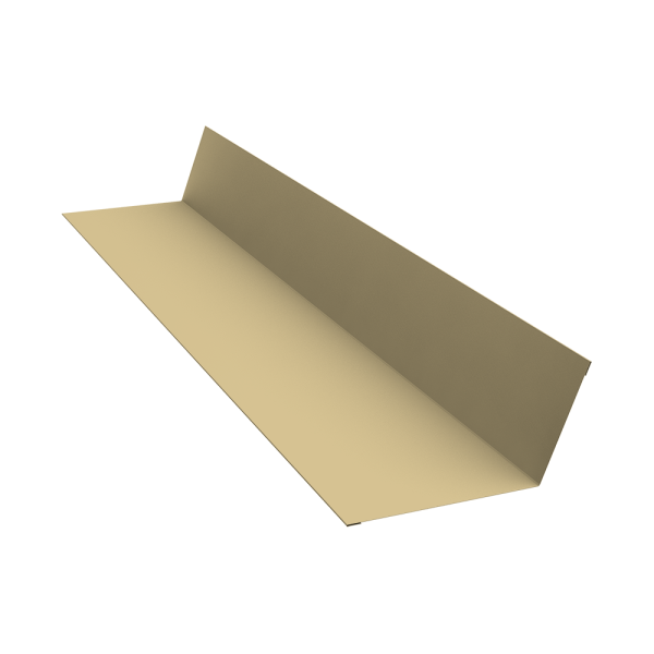 GL Планка примыкания, 90х140 мм 0.45 мм, PE, RAL 1014, L=2000 мм