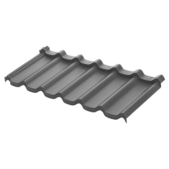 Модульная металлочерепица Aquasystem, Стокгольм XXL 1185х475 мм 0.5 мм, Rooftop Бархат, RAL 7024