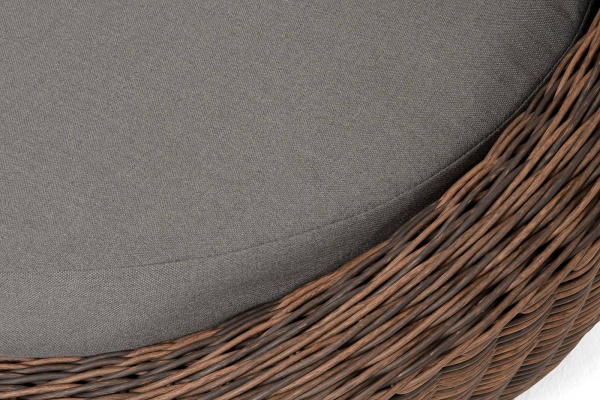 Диван 3-местный из искусственного ротанга, Барселона цвет: коричневый