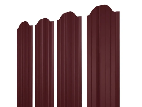 ММТ Штакетник М-образный, фигурный, 110 мм 0.42 мм, PE-double, RAL 3005