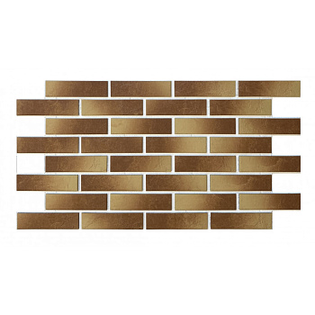 Термопанель рядовая Европа с плиткой Keramin, 1020х600 мм, 60 мм ППС, гладкий, цвет: Техас 6