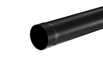 Труба водосточная Aquasystem Comfort Ø 90 мм, PE, L=3000 мм, RAL 9005
