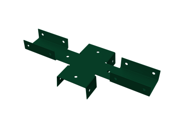 Кронштейн Х 1.4 мм, RAL 6005