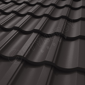 Металлочерепица Stynergy, Garda 0.5 мм, GreenCoat Pural Matt BT, RR 32