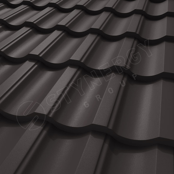 Металлочерепица Stynergy, Garda 0.5 мм, PurRus Matt, RR 32
