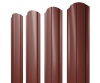 GL Штакетник Полукруглый Slim, фигурный 0.5 мм, Satin, RAL 3009
