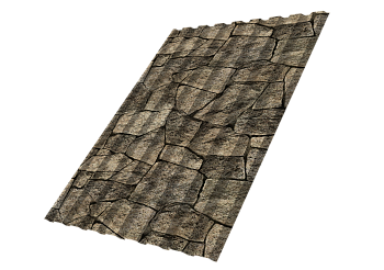 Профилированный лист GL C20 A, 0.45 мм, Print Elite, King Stone TwinColor Профилированный лист GL C20 A, 0.45 мм, Print Elite, King Stone TwinColor