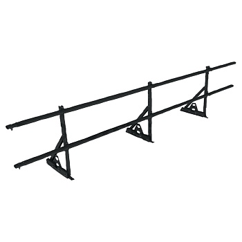 Ограждение кровельное для фальцевой кровли Roofsystems Prestige Next фальц, H=600 мм RAL 9005, L=3000 мм