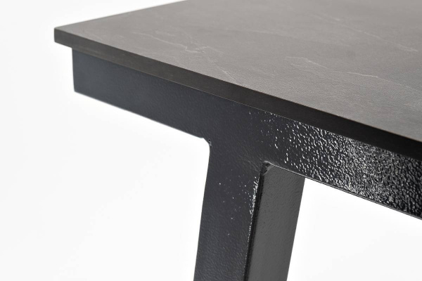 Стол барный из HPL 140х70 см, H 110 см, Рио, цвет: серый гранит