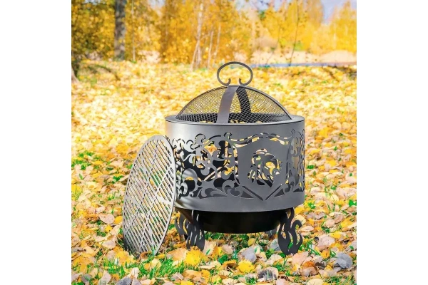 Костровая чаша с коническим дном, Ø1000, Н=700 мм, "Лев"