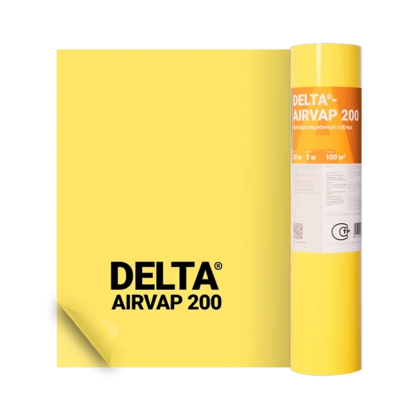 DELTA-AIRVAP 200 универсальная пароизоляционная плёнка, 100 м²