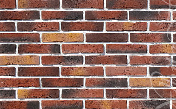 Декоративный камень White Hills Бергамо Брик под Кирпич, цвет: 373-70 / микс