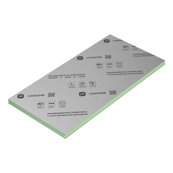 Технониколь, Logicpir Ф/Ф 1190х590х30 мм 5,6168 м2, 0,17 м3