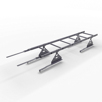 Лестница кровельная для натуральной черепицы Roofsystems Prestige 400 натур, L=1800 мм RAL 7024