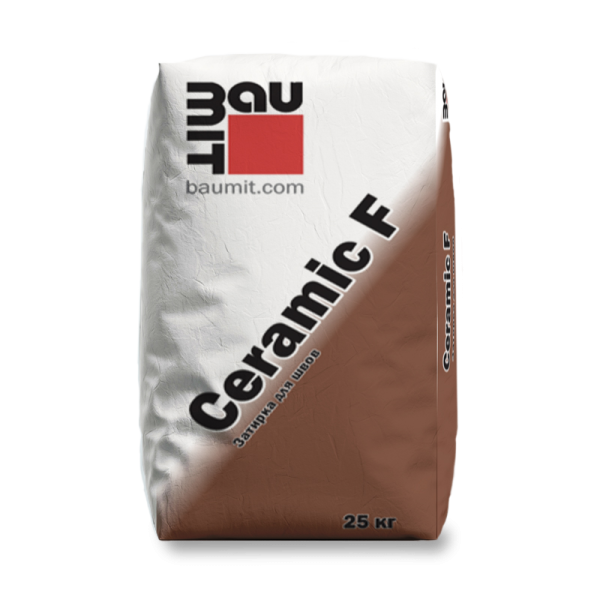 Затирка для швов Baumit Ceramic F, 25 кг цвет: Экстра-белый