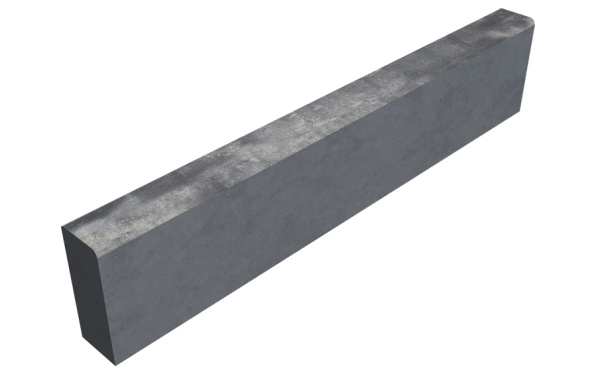 Бордюр садовый SteinRus 200 мм 1000х80 мм, цвет: актау полный прокрас