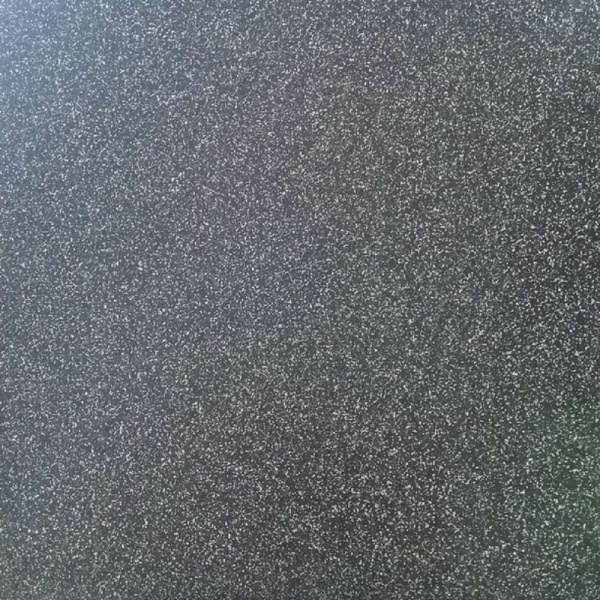 Керамогранит, Пиастрелла, 600х600х10 мм, калиброванный, Соль-перец SP 618, матовый, черный