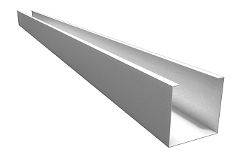 Кубообразная рейка стальная, 50х50 мм 0.5 мм, Zn, бук