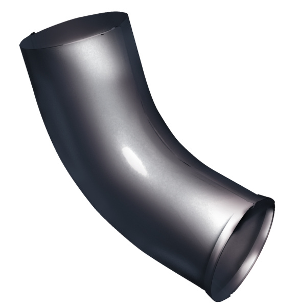 Колено стока, Grand Line Ø 100 мм, RR 7024