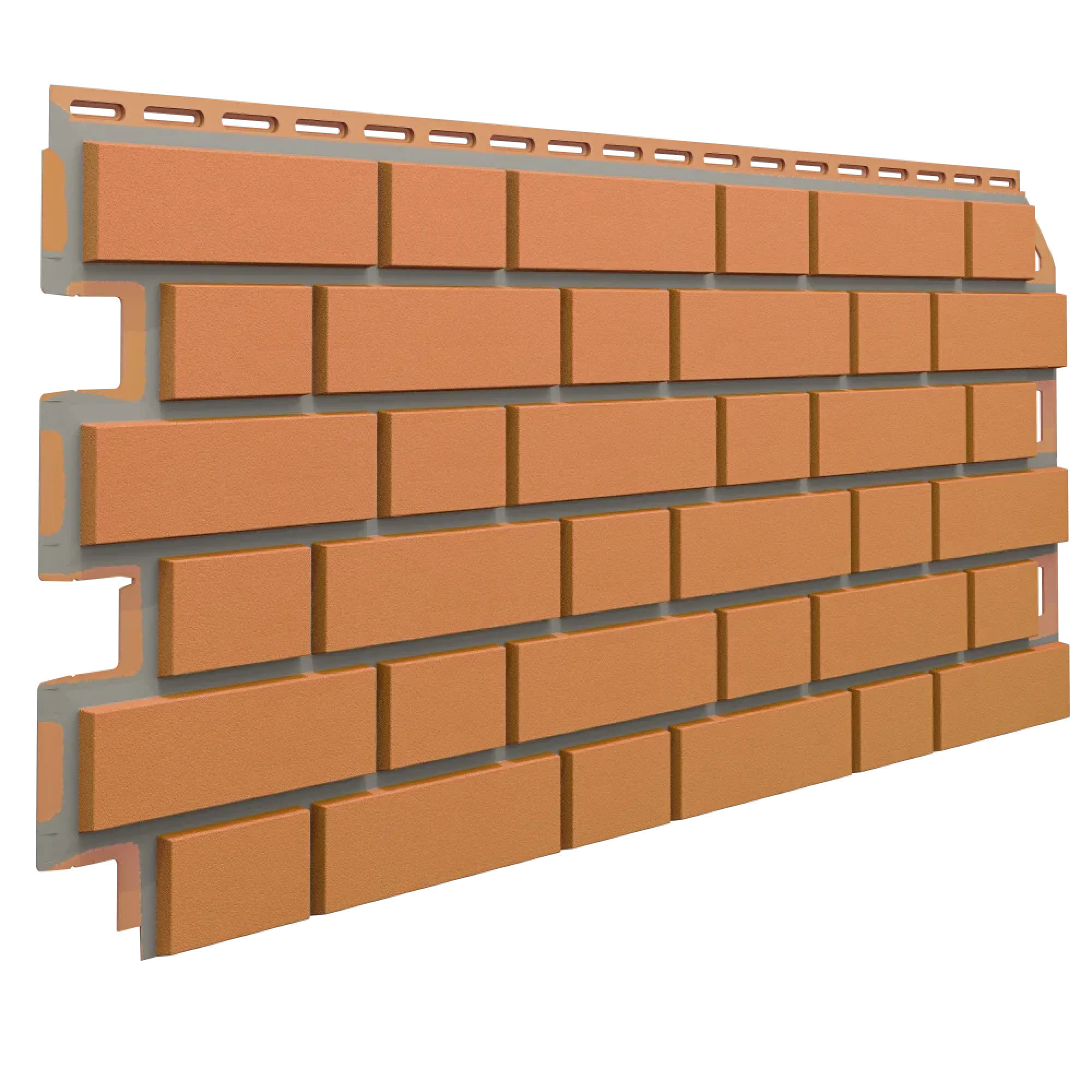 Фасадные панели Технониколь Оптима, Клинкер, 1128 х 441 мм цвет: красно-коричневый