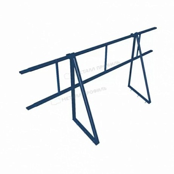 Ограждение кровельное Металл Профиль, H=600 мм, L=1860 мм RAL 5005