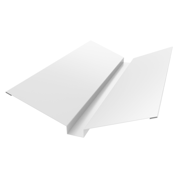 GL Планка ендовы верхней, 115х30х115 мм 0.45 мм, Drap TX, RAL 9003, L=2000 мм