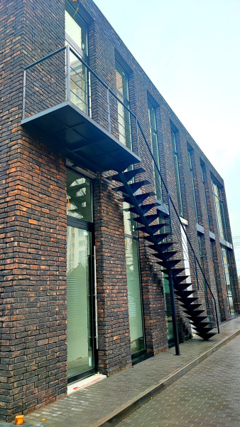 Кирпич ручной формовки Faber Jar Петровский штандарт полнотелый, цвет: черный, под старину, М125, 215x102x65 мм