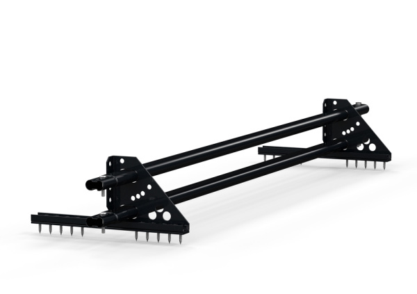 Снегозадержатель для профлиста и гибкой черепицы Orima LE6, /4 опоры, 2 трубы,овал 45х25/, L=3000 мм RR 33