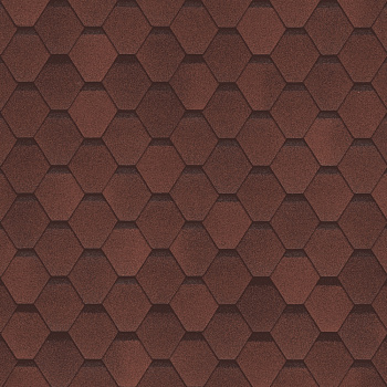 Битумная черепица Shinglas, Самба цвет: рубин, 3 м² / уп.