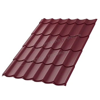 Металлочерепица МП, Ламонтерра X 0.5 мм, NormanMP, RAL 3005